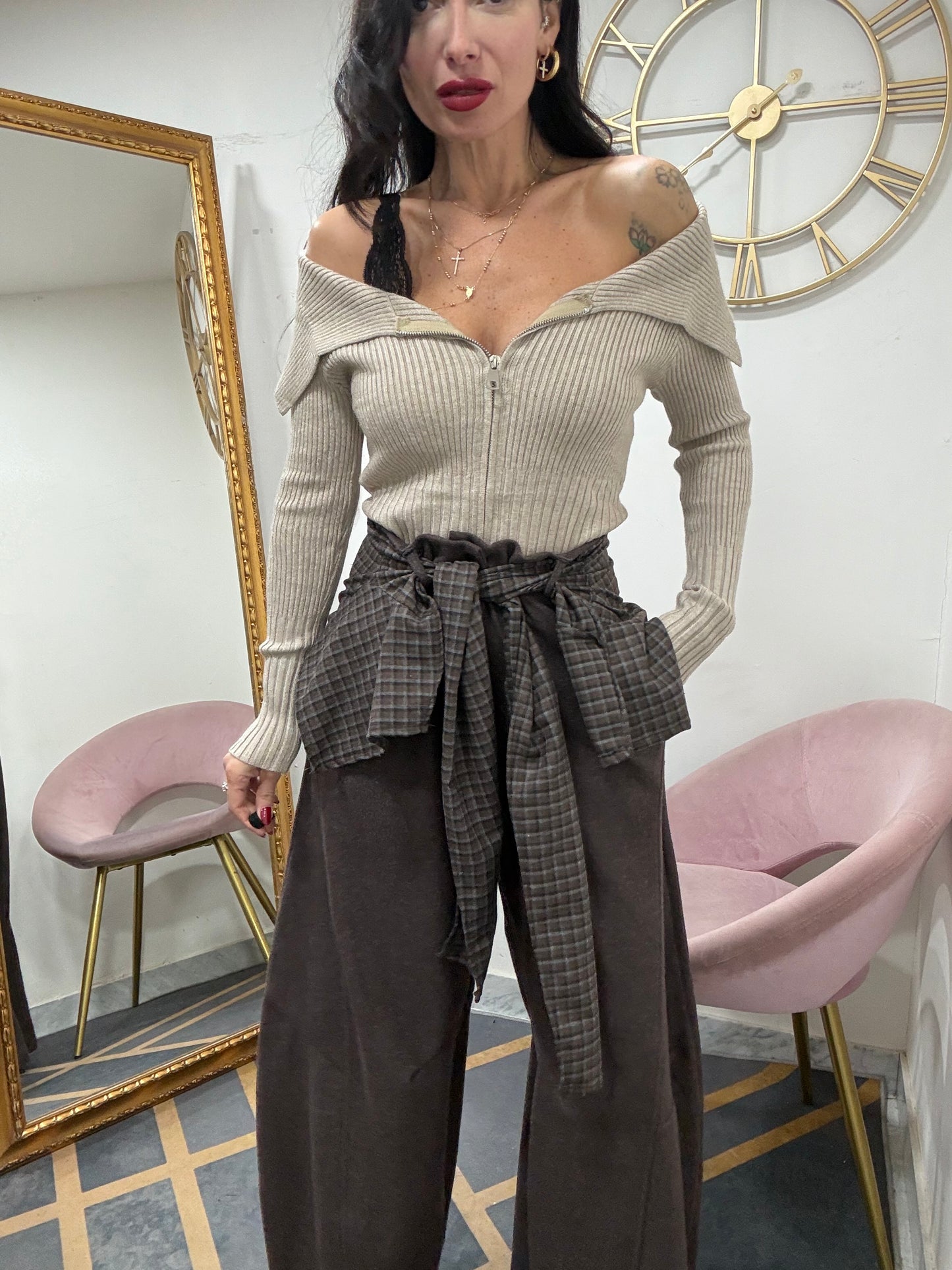 Pantalone cinta camicia 795