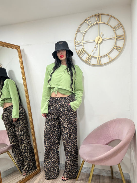 Maglia exstralight con canotta crop 52722