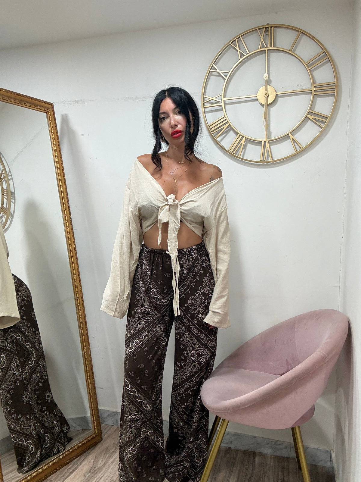 Crop nodo manica campana 8219