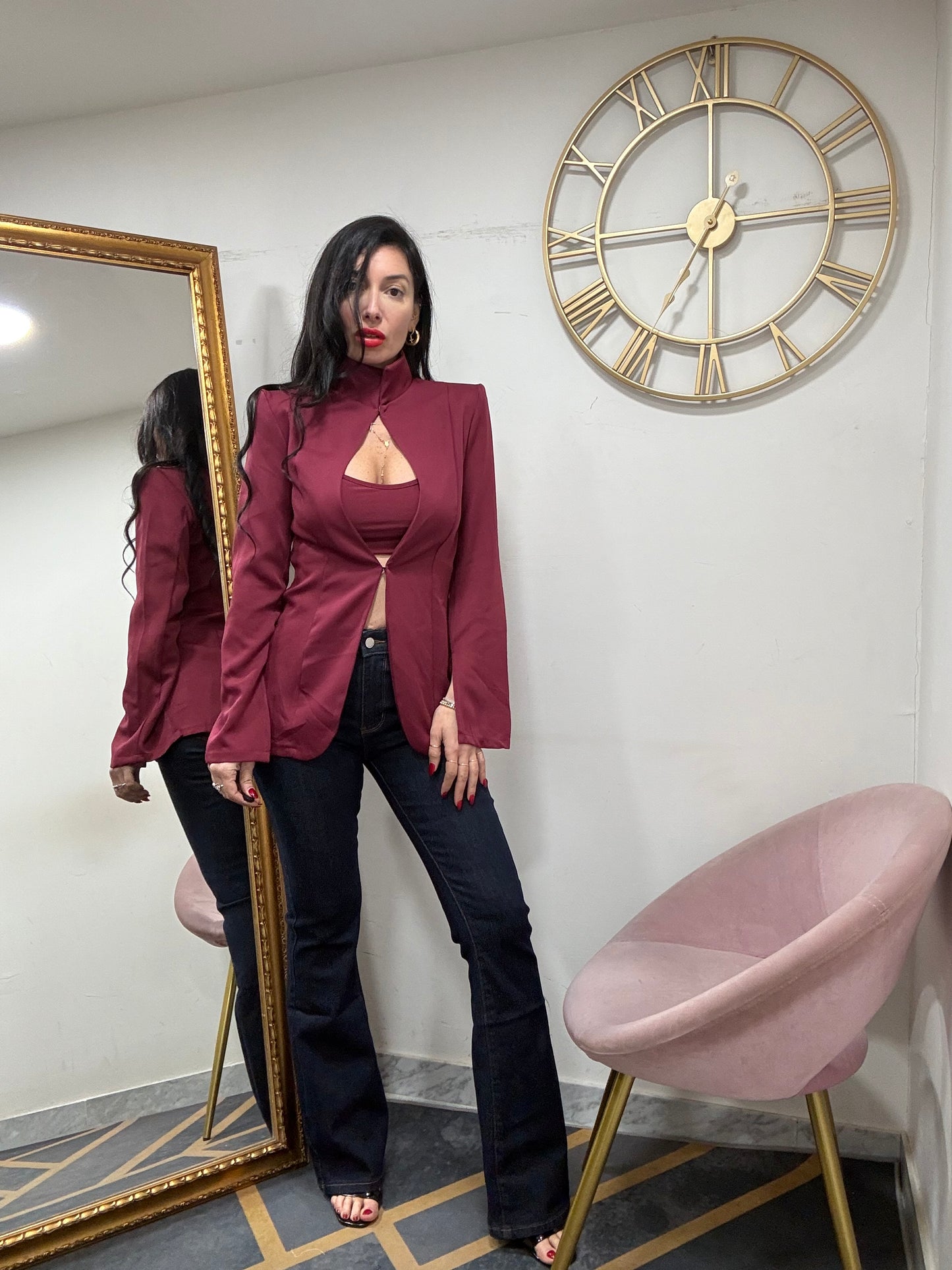 Giacca coreana goccia 2281