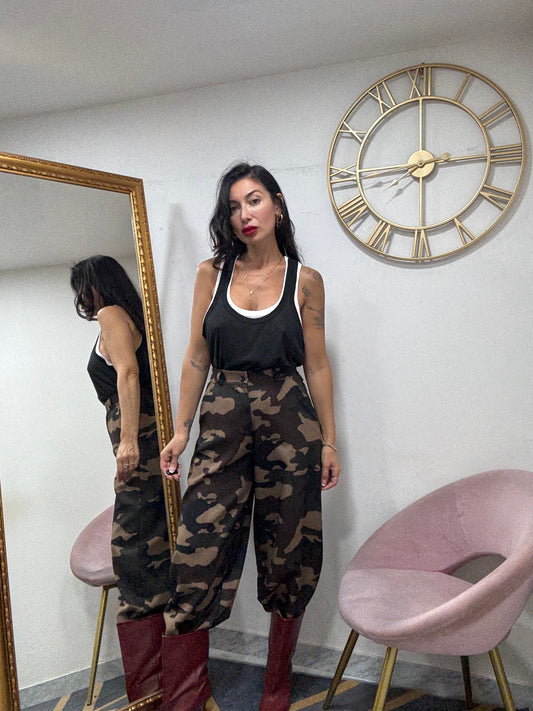 Pantalone ballon mimetico 740