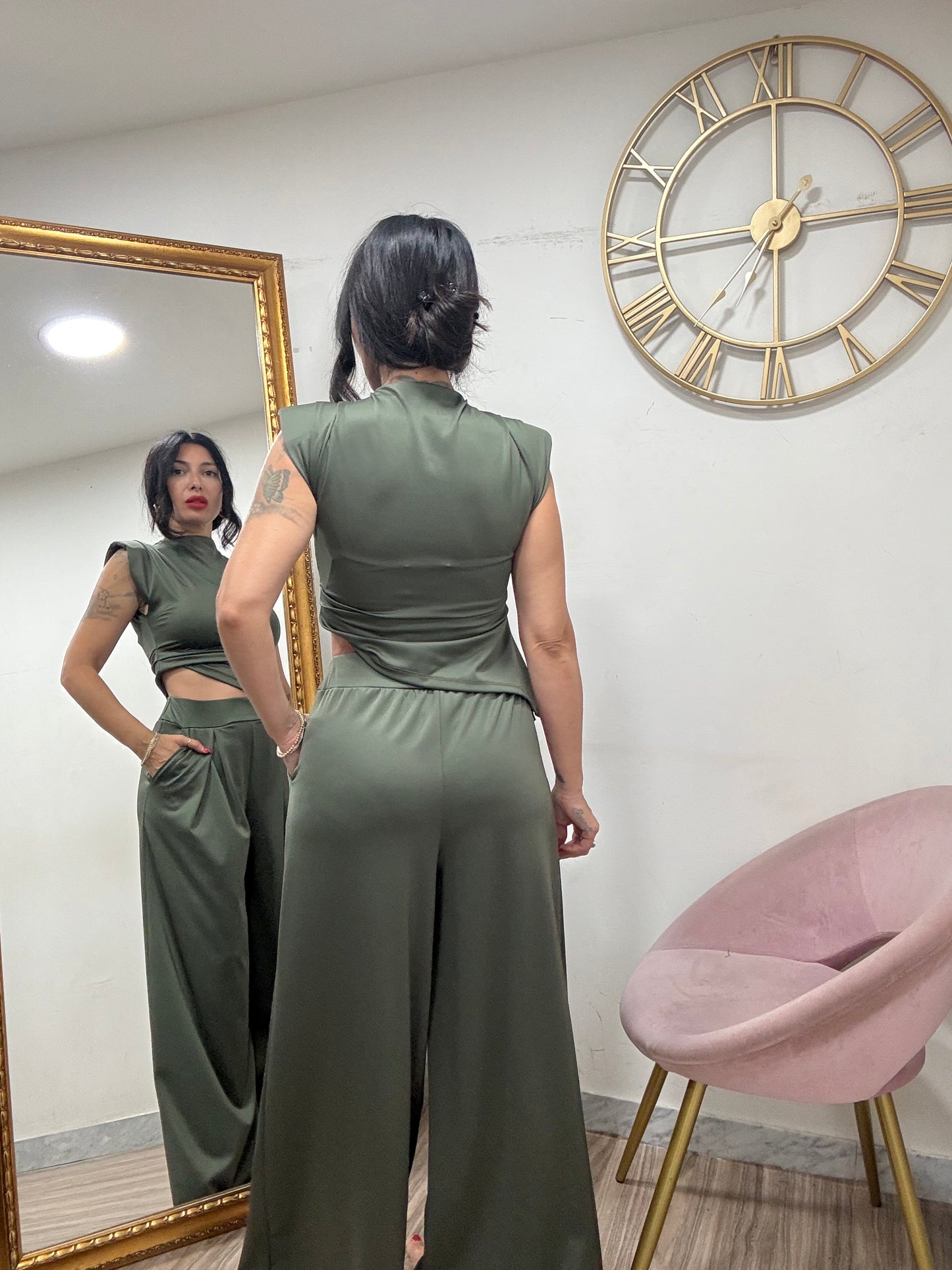 Coordinato canotta assimmetrica 22779