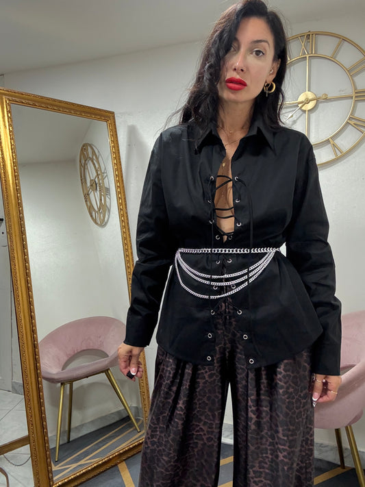 Camicia intreccio seno 170