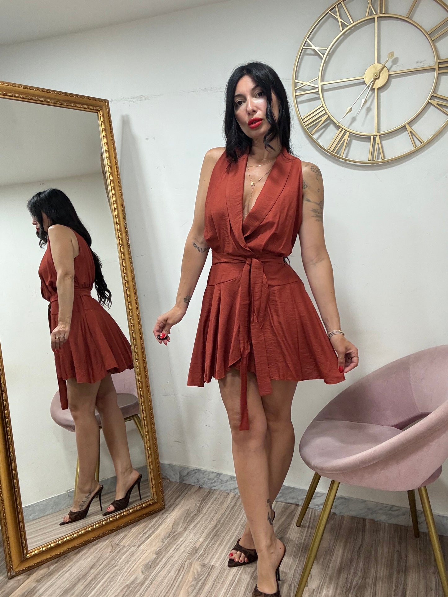 Dress portafoglio fiocco 7064