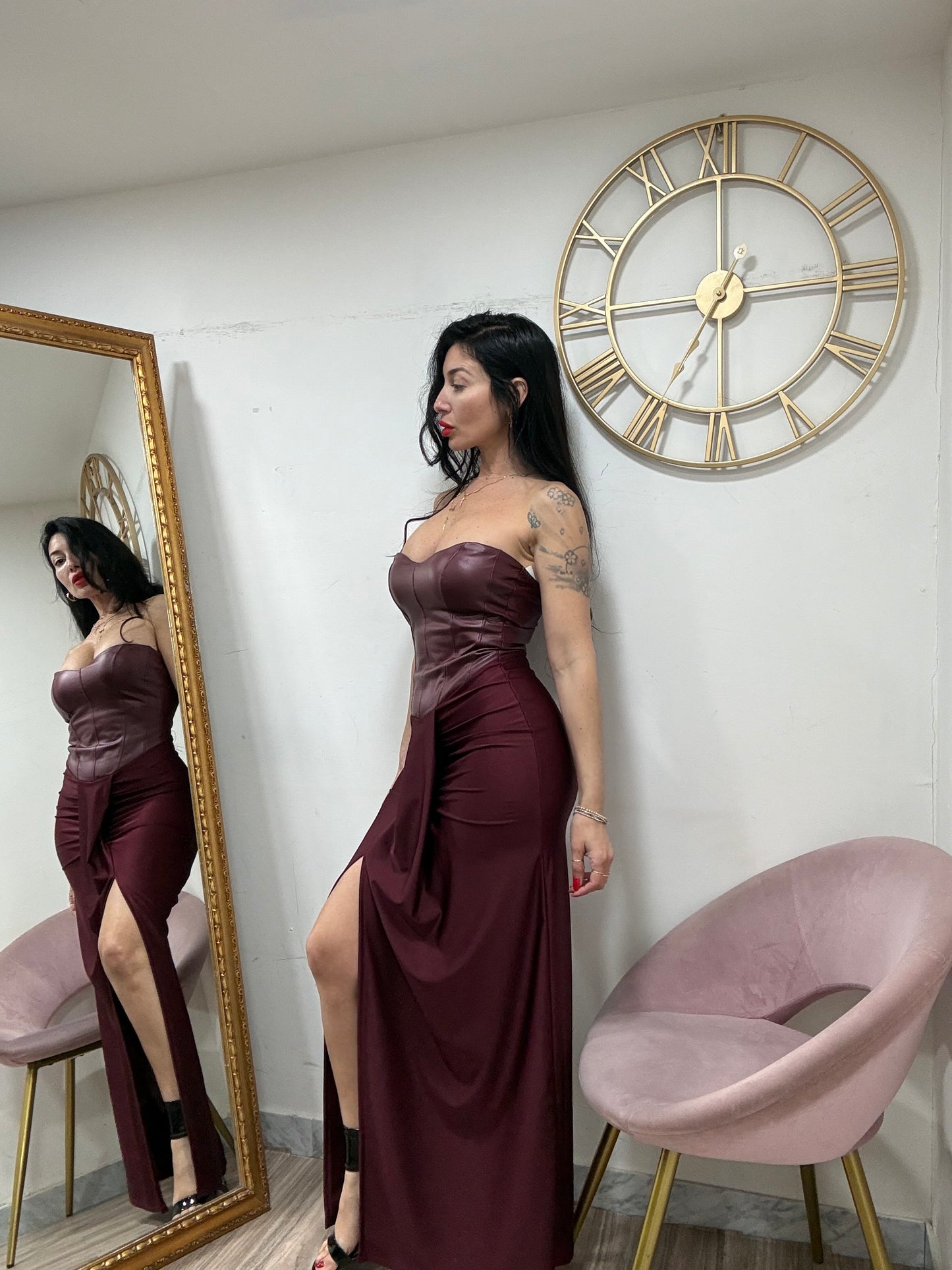 Dress fascia ecopelle 19655