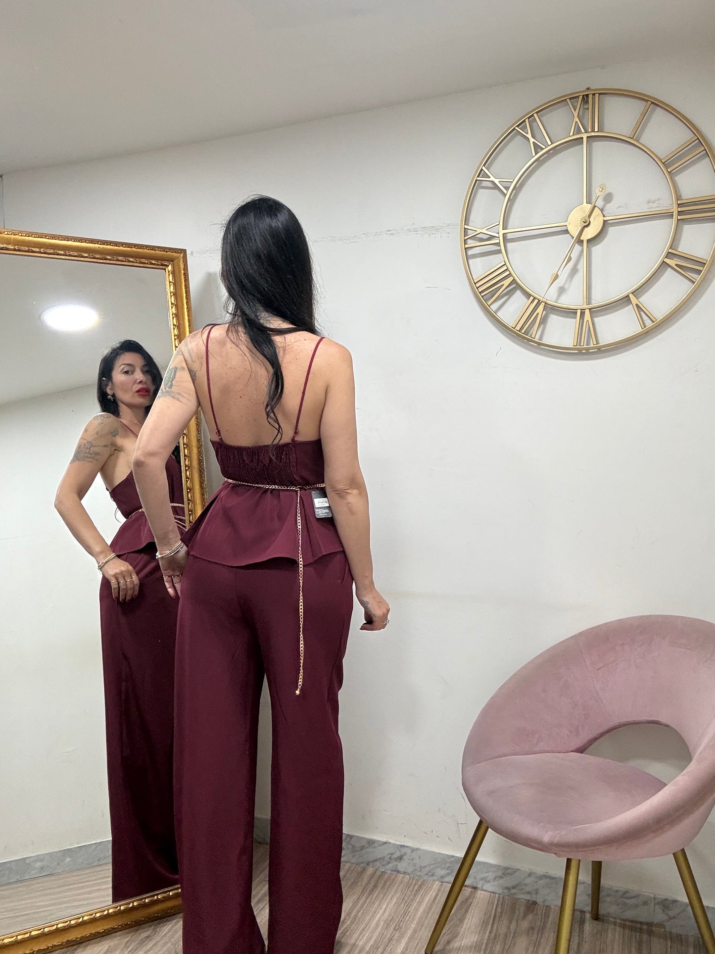 Coordinato top balze 66816
