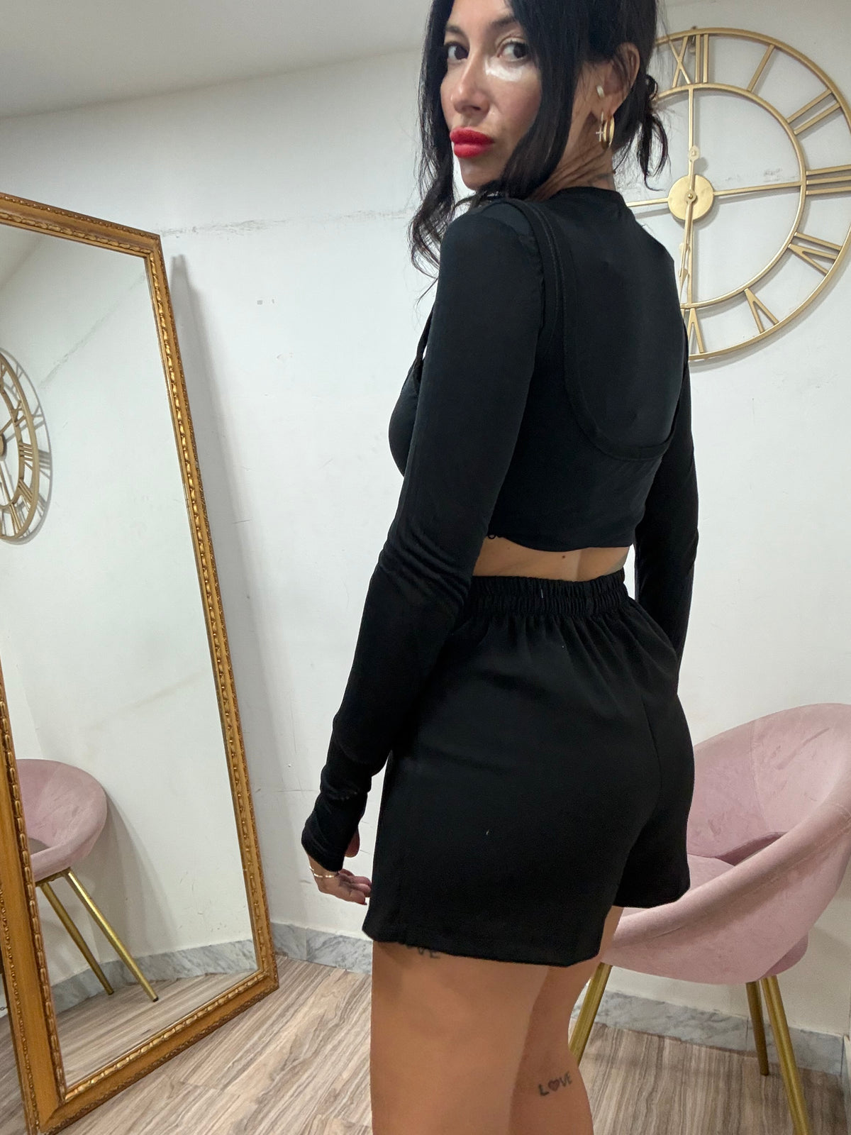 Maglia extralight crop canotta 0012