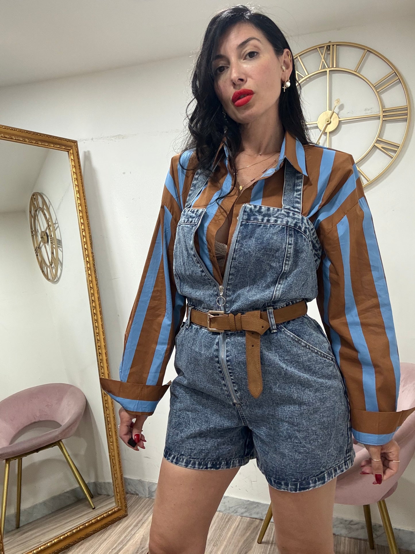 Camicia righe 52347