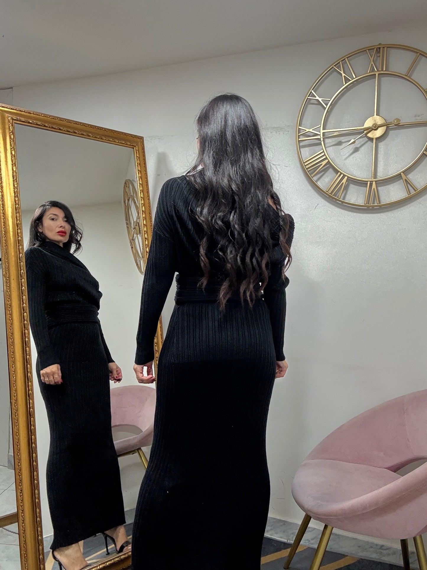 Coord gonna lana risvolto 173