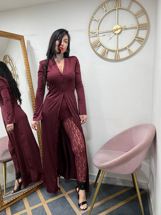 Dress bottoni lungo 288