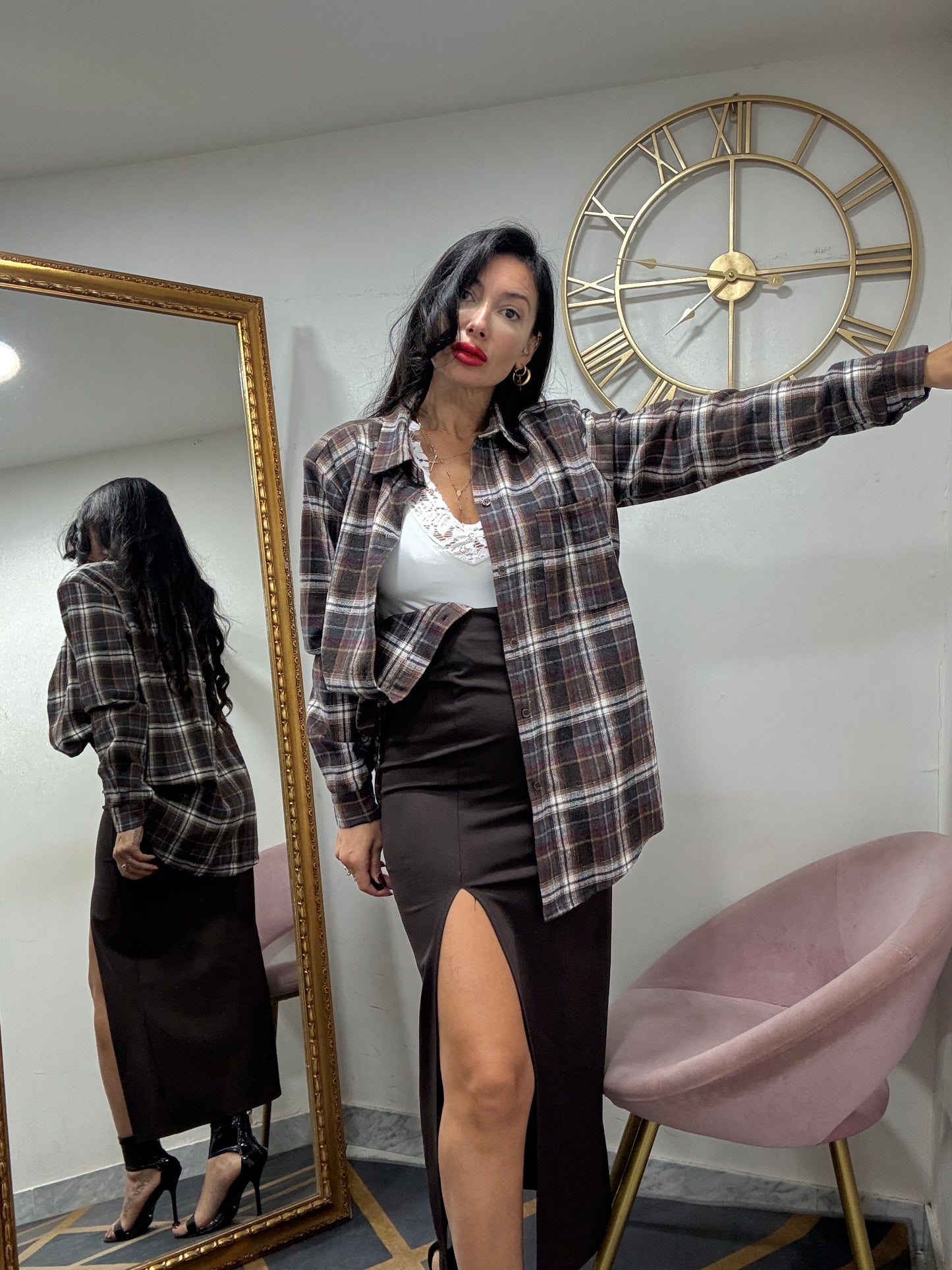 Camicia spalline panno 762