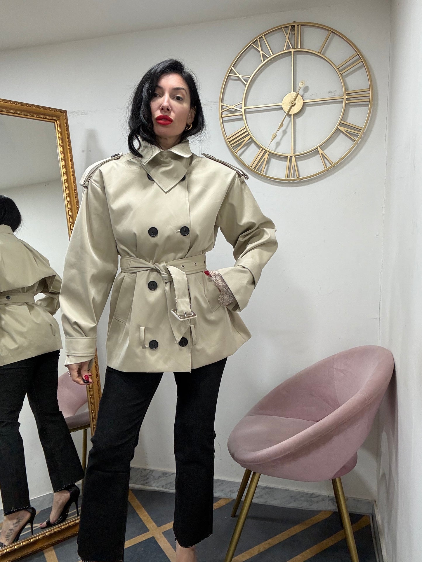 Trench doppio petto 5100