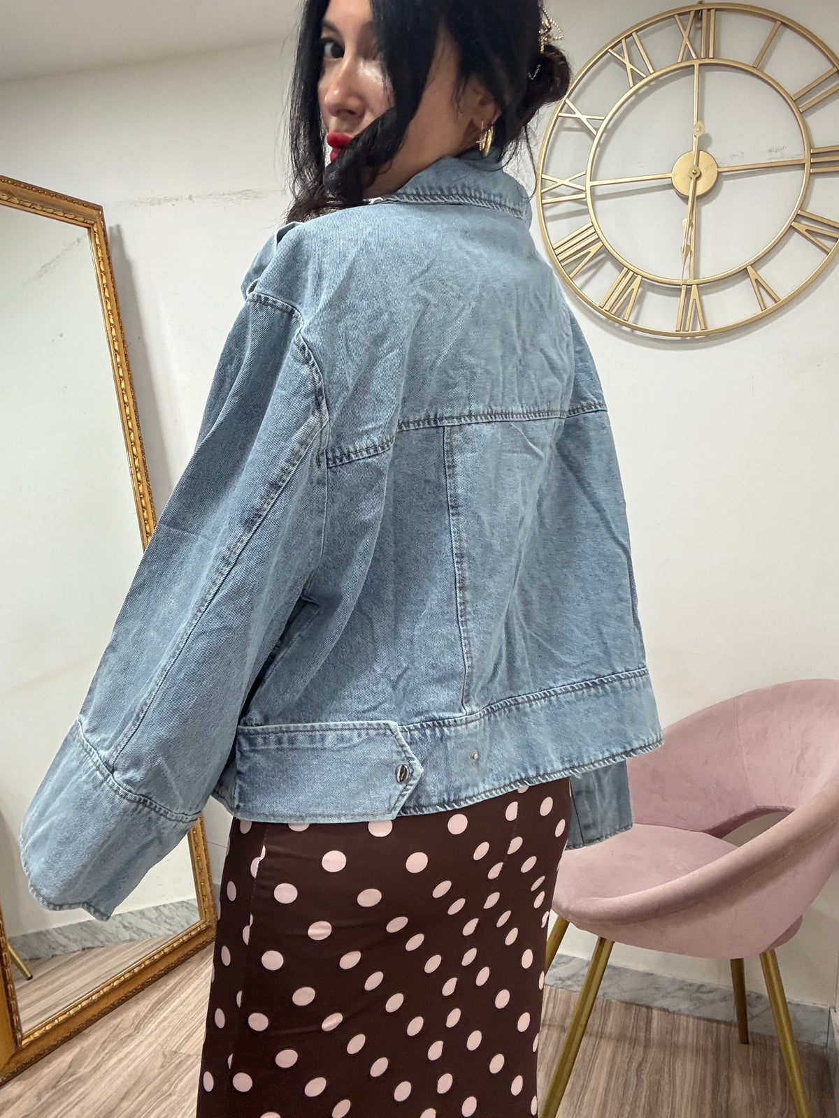 Chiodo Denim oversize 2795
