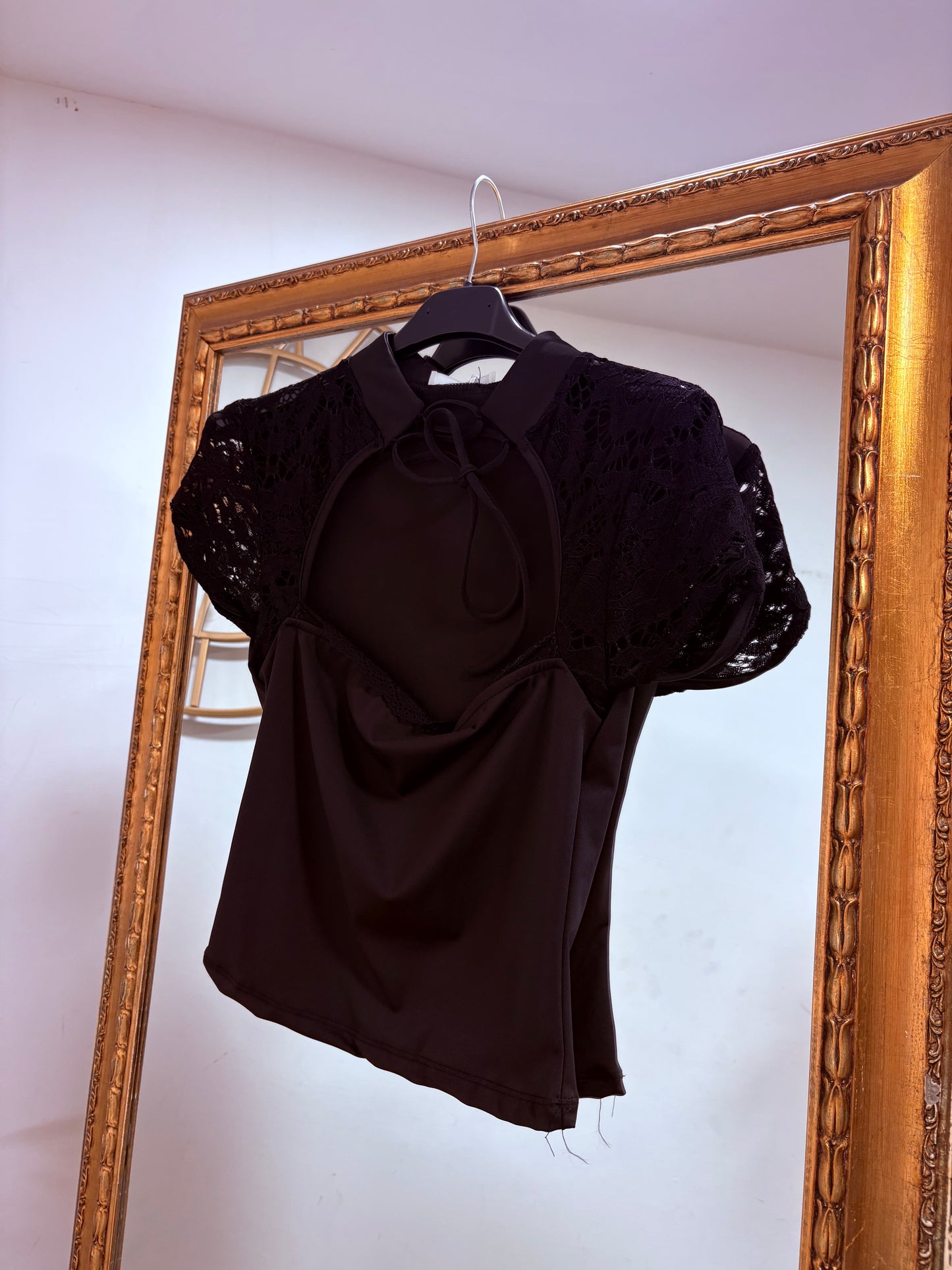 Maglia scollo a goccia bottoni militari 2349