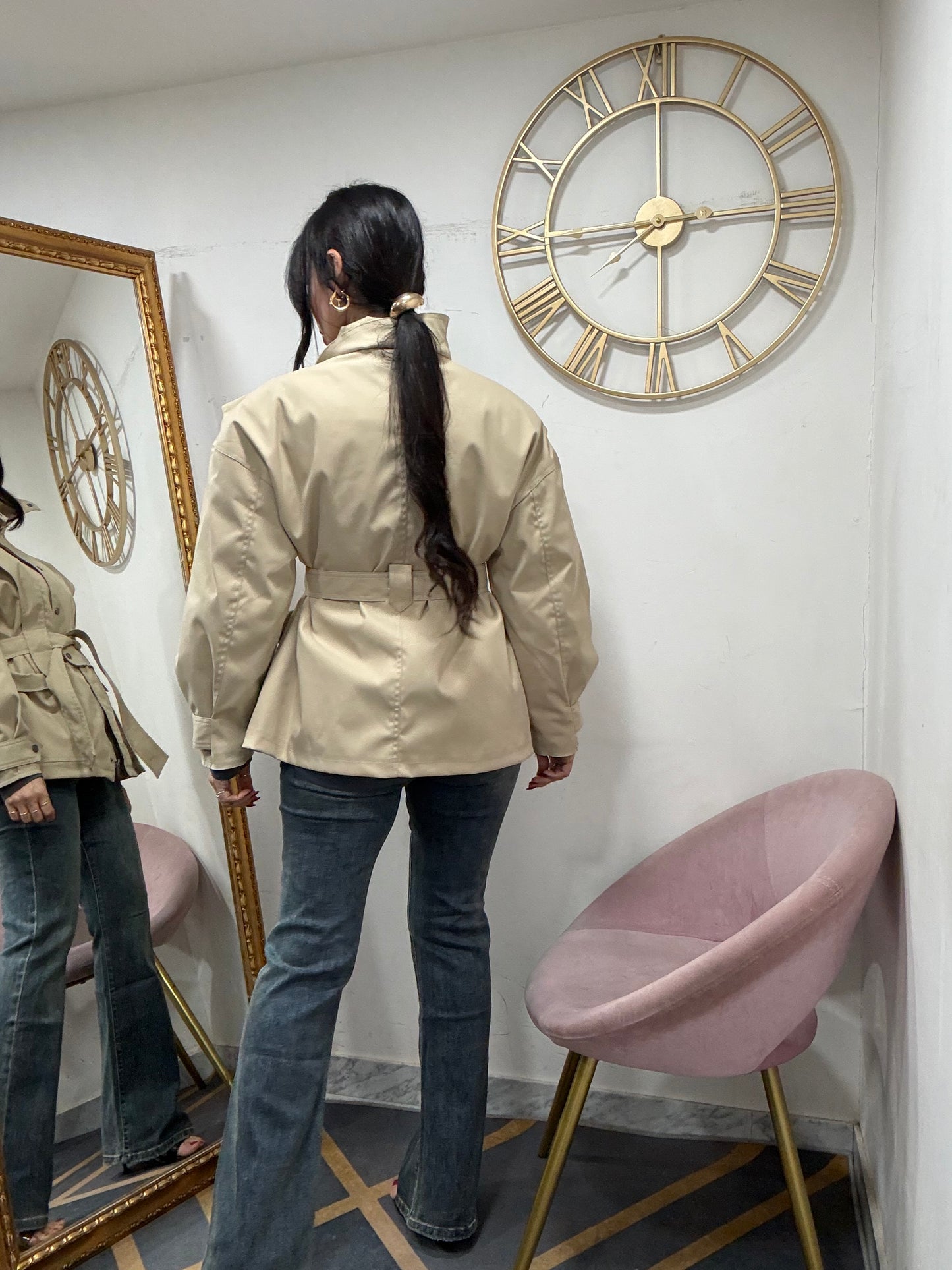 Trench collo alto 6689