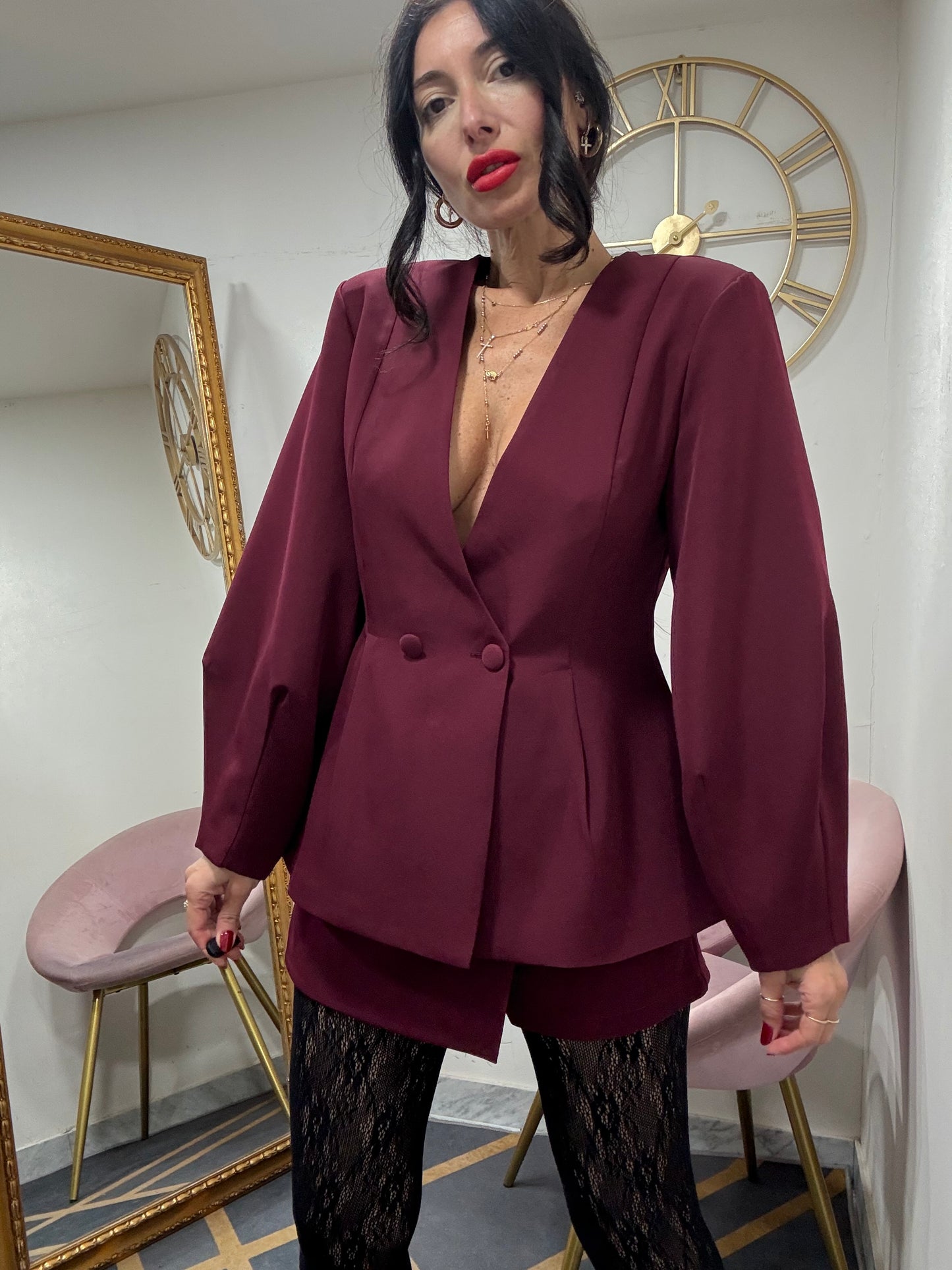 Giacca senza collo 054