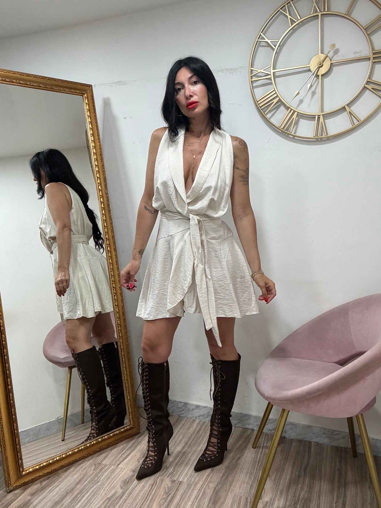 Dress portafoglio fiocco 7064