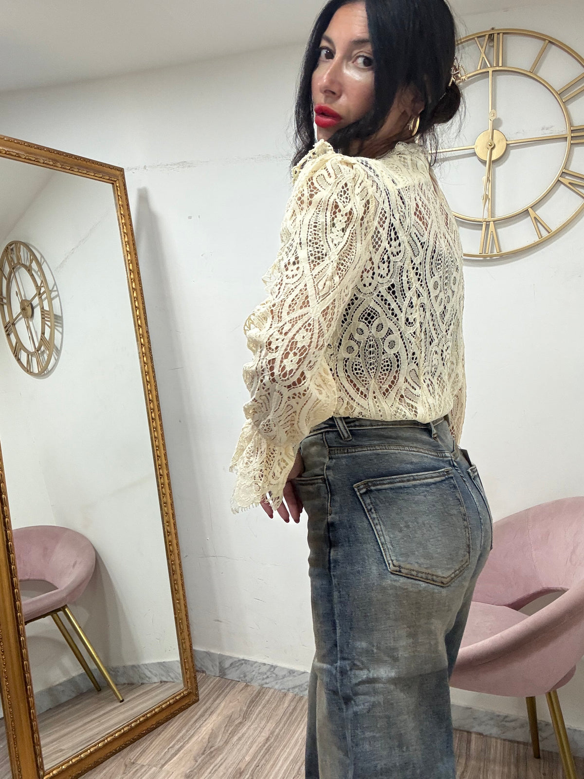 Blusa merletto 188