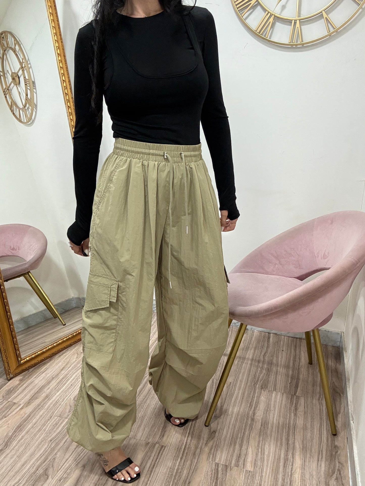 Pantalone Parachute cargo 80357