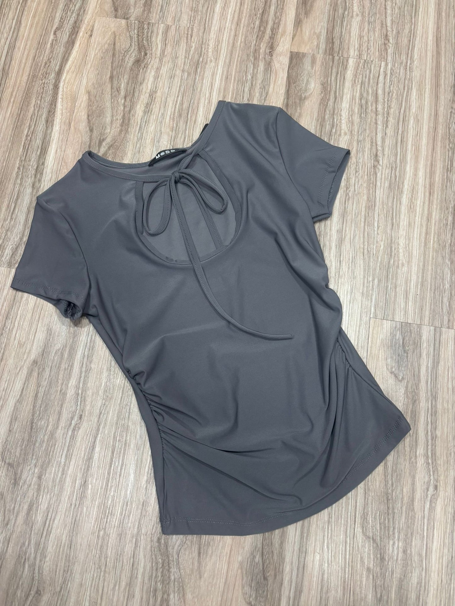 Maglia scollo goccia mezza manica 16688