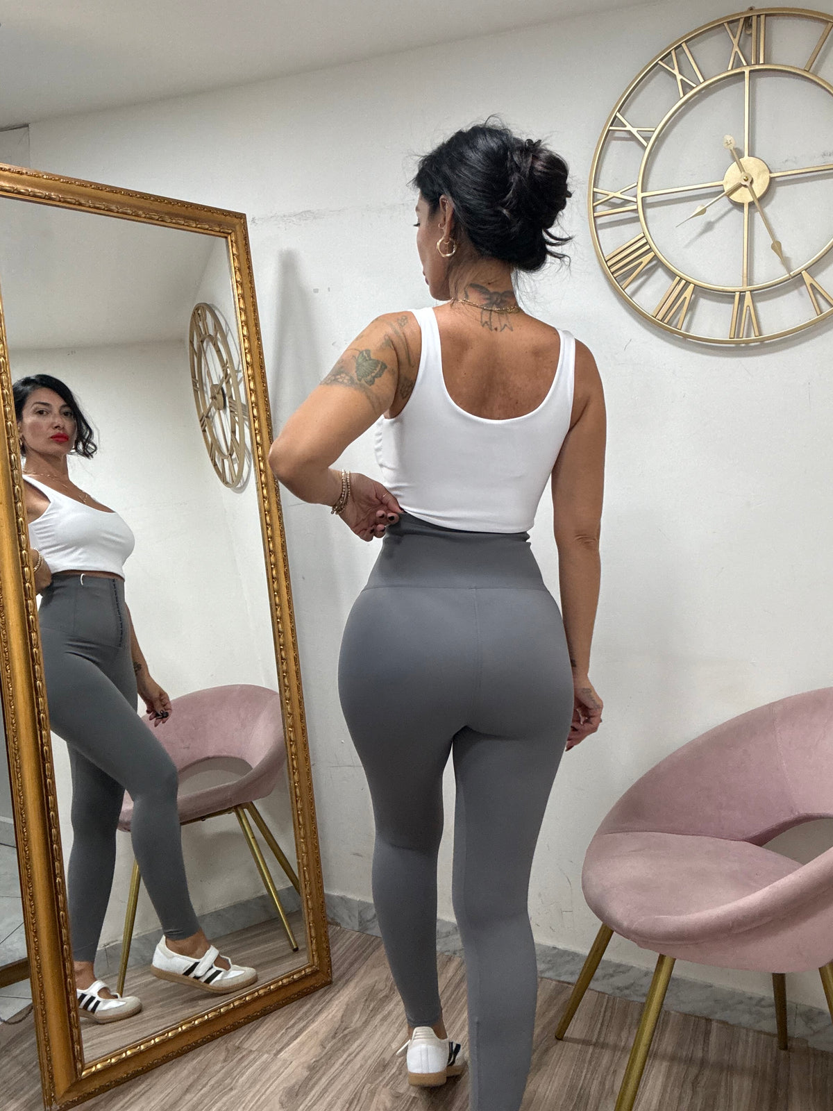 Leggins bustier vita  alta 606