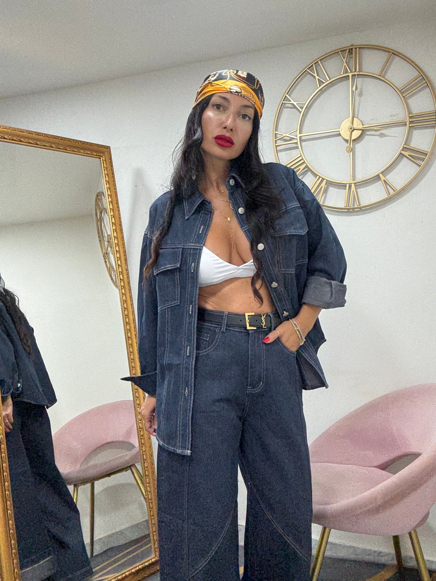 Coord Denim camicia 76-1