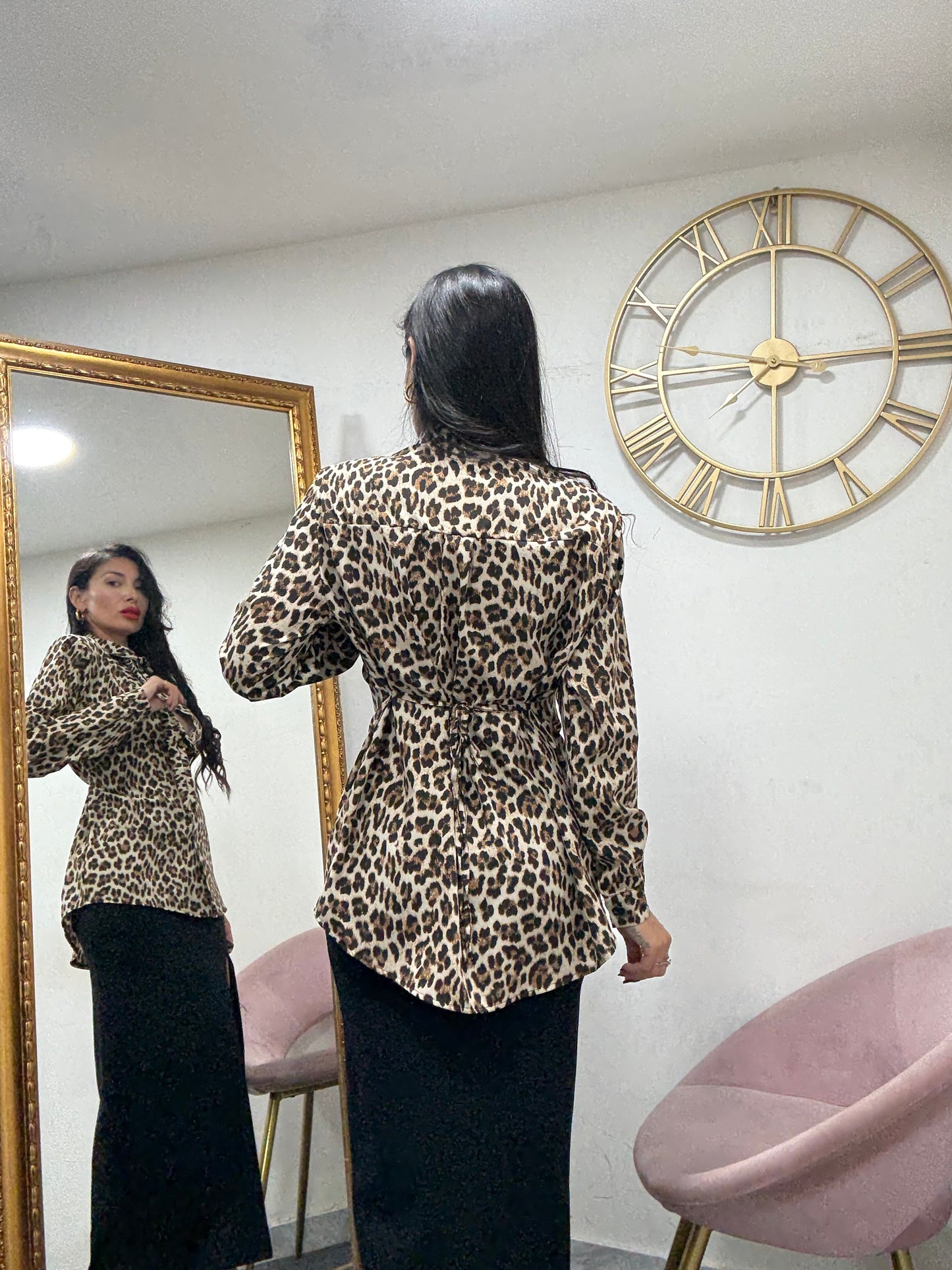 Camicia spalline con coulisse retro 371