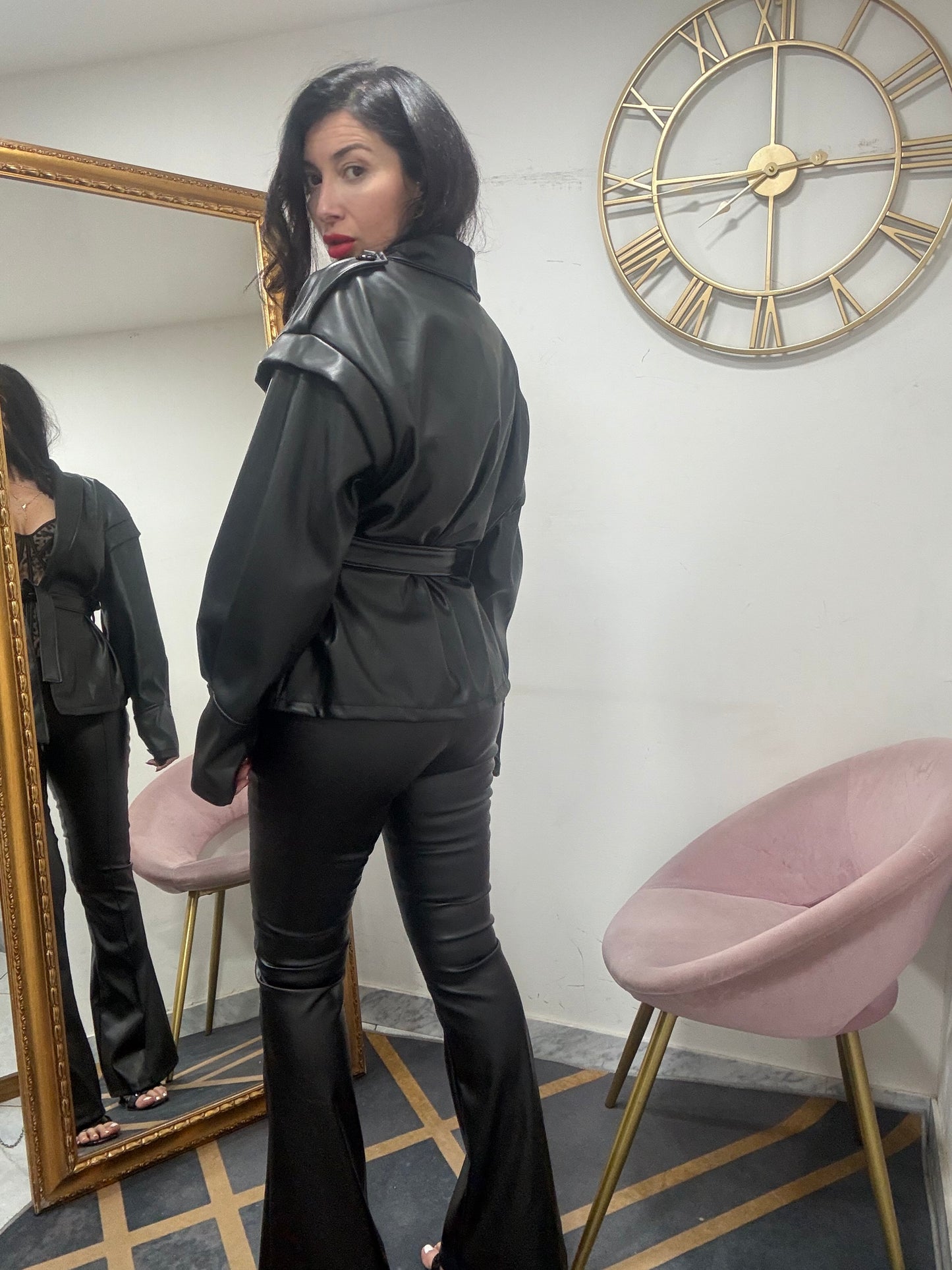 Trench ecopelle cinta 632