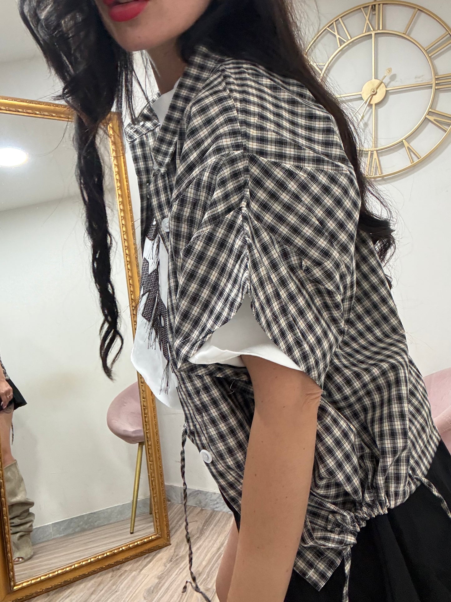 Camicia 1/2 manica quadretti 1822