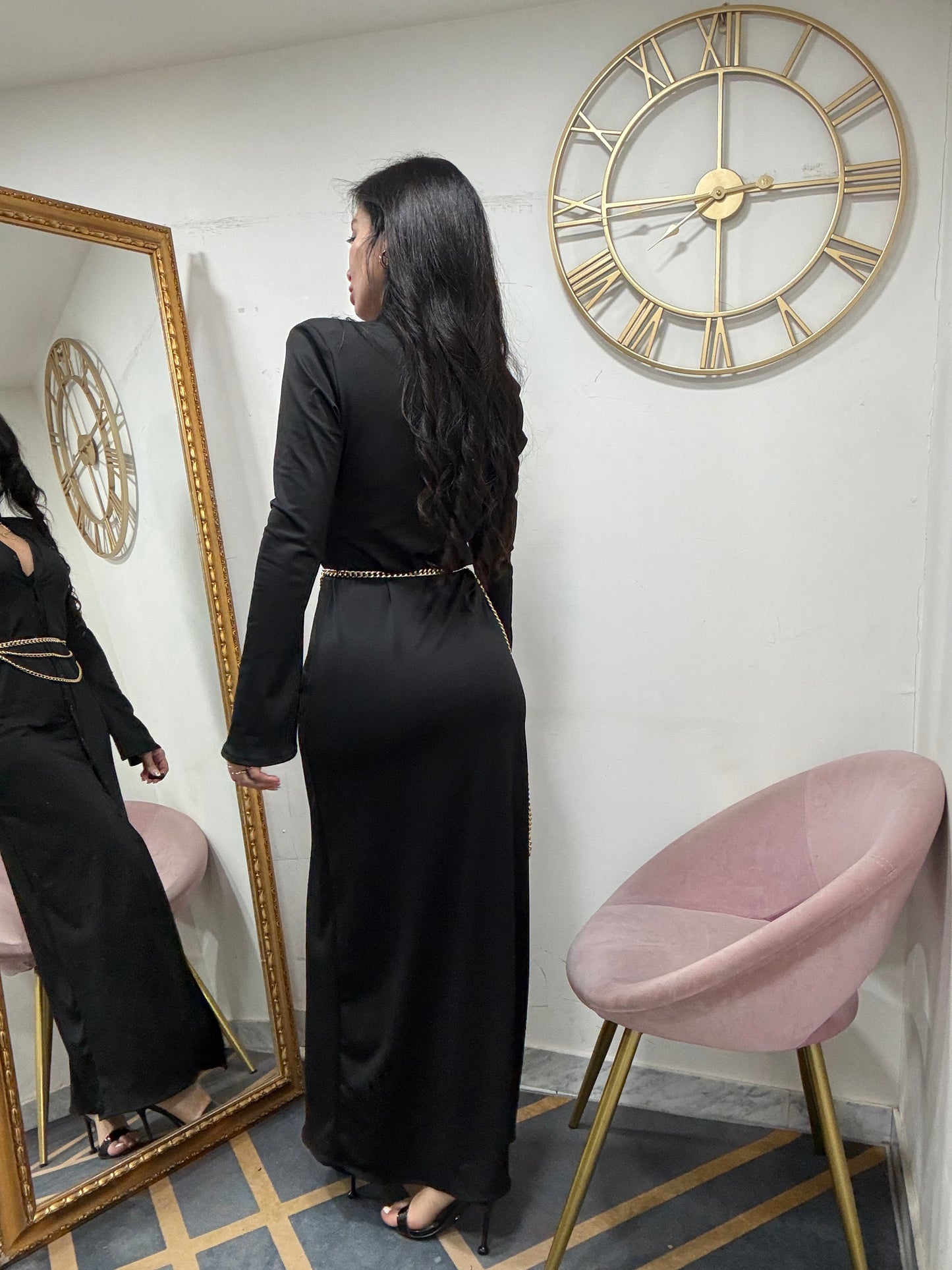 Dress bottoni lungo 288