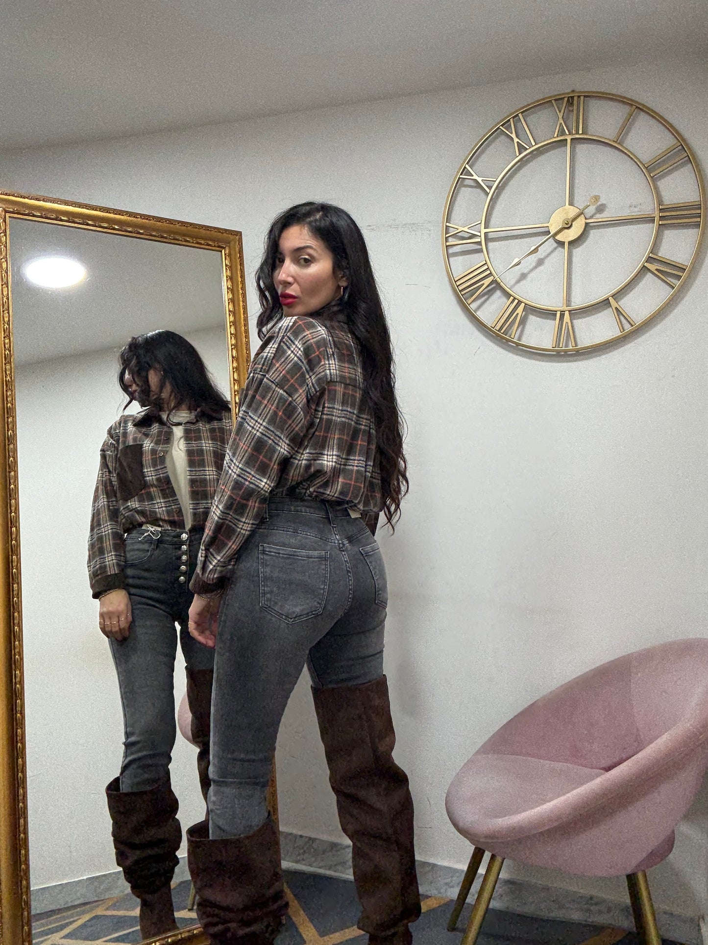 Jeans skinny bottoni 211