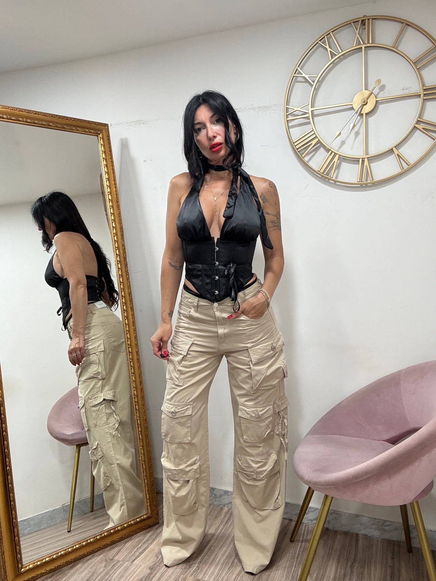 Pantalone mod cargo 3172