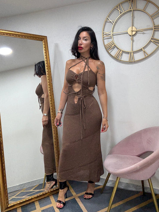 Dress copricostume uncinetto fascia 245