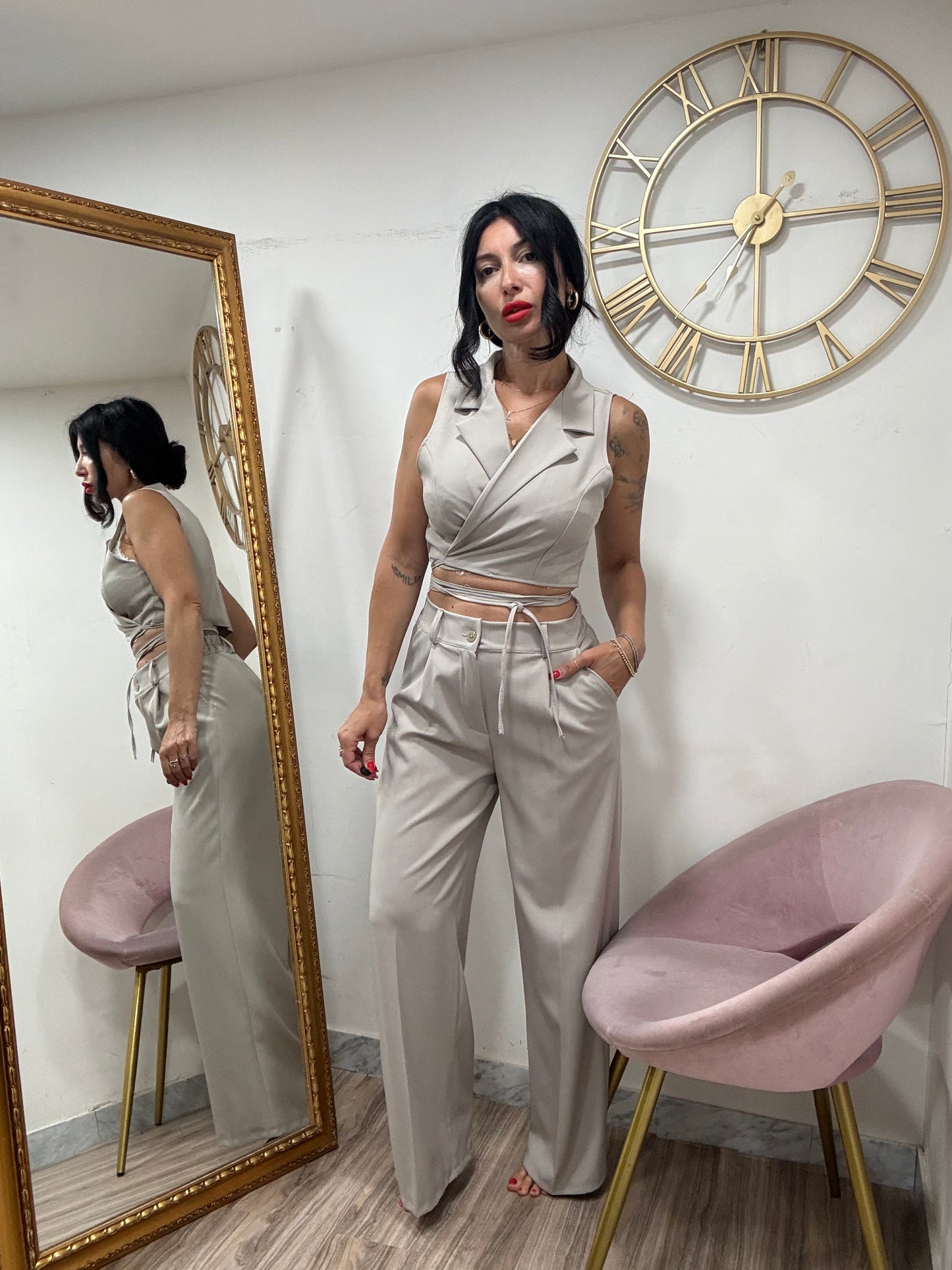 Coordinato gilet fili 9199