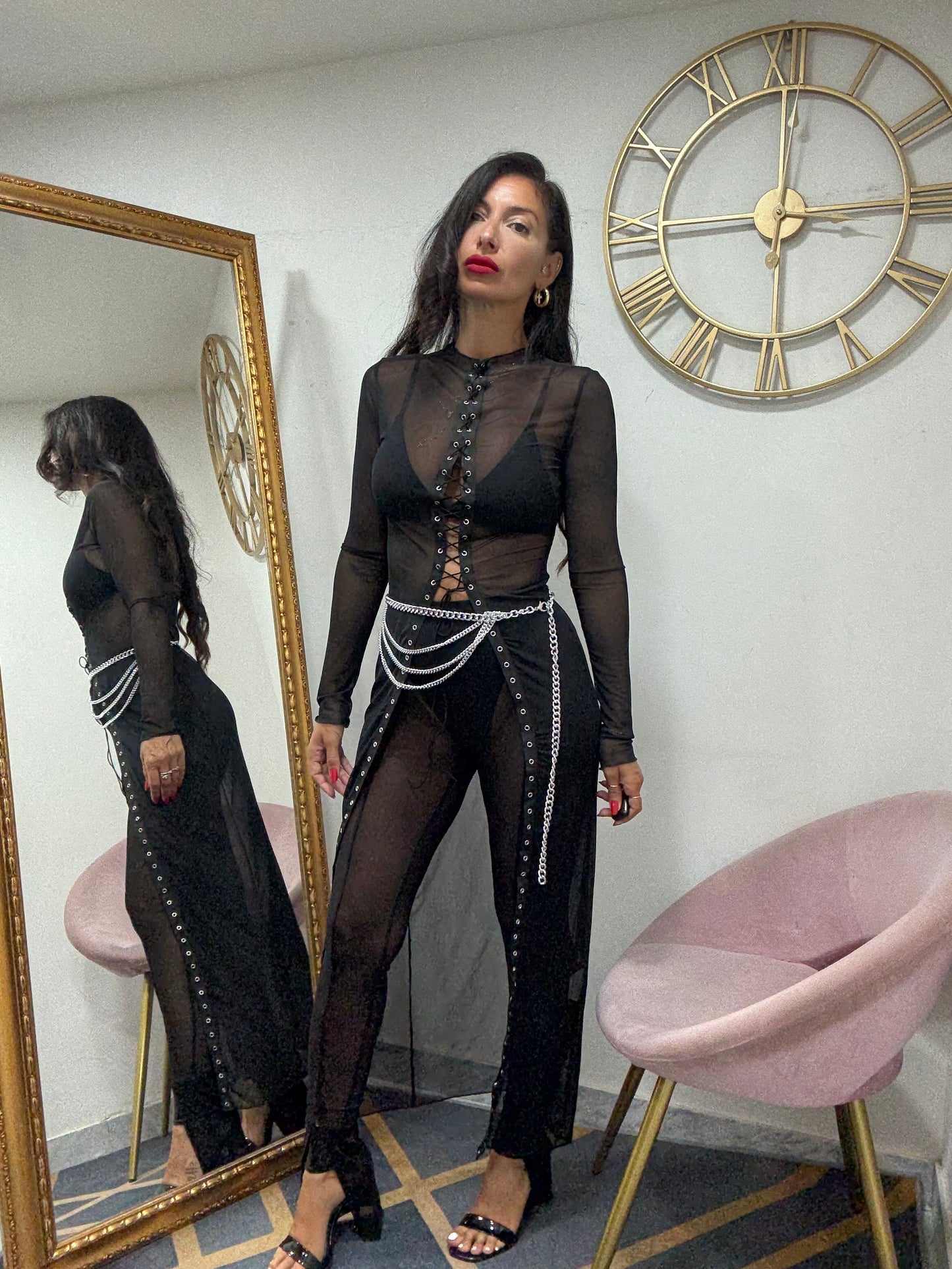 Maglia velo intreccio