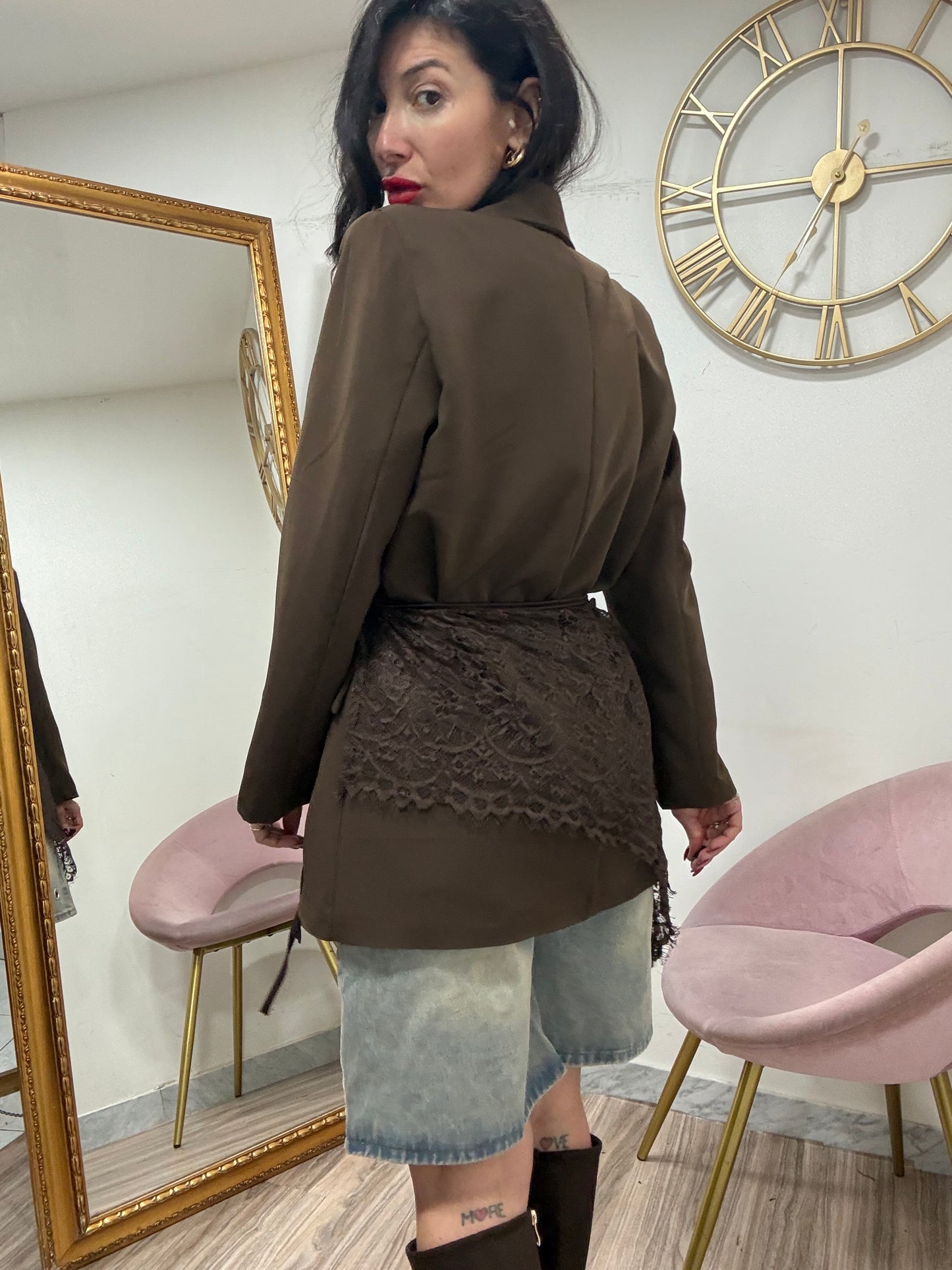 Cinta foulard pizzo 14743