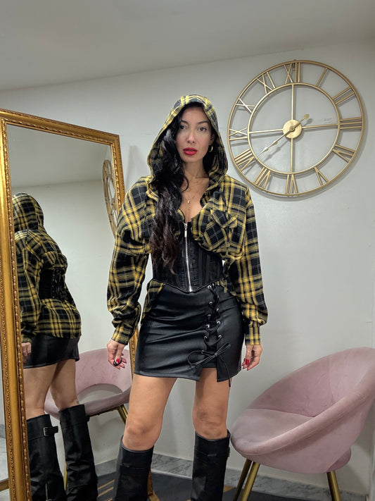 Camicione spalline cappuccio 736