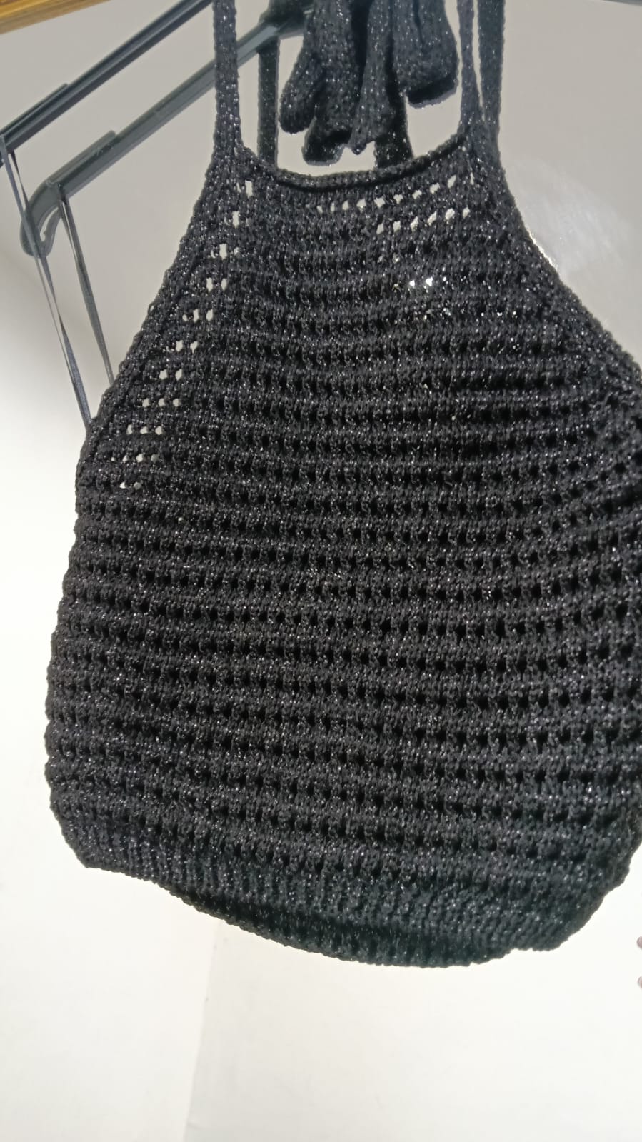 Top uncinetto glitter 1560