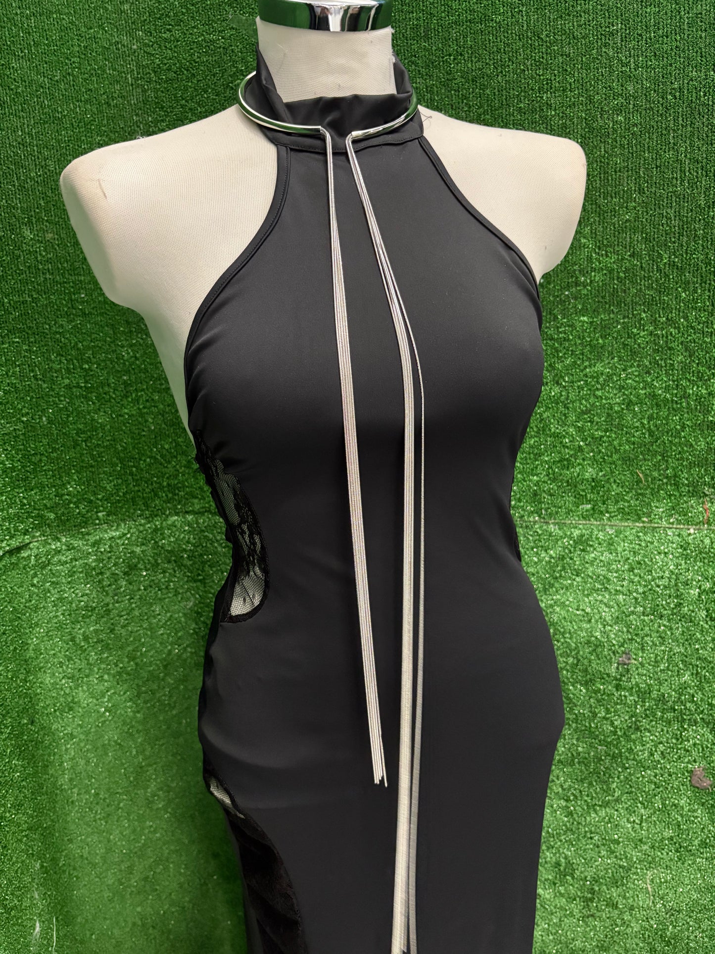 Collana rigida pendente regolabile