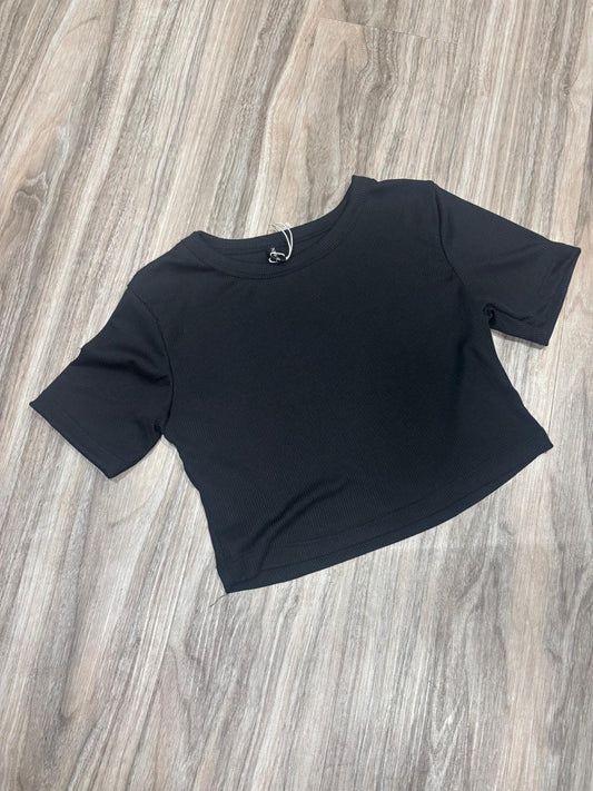 Shirt costine mezza manica crop 5083