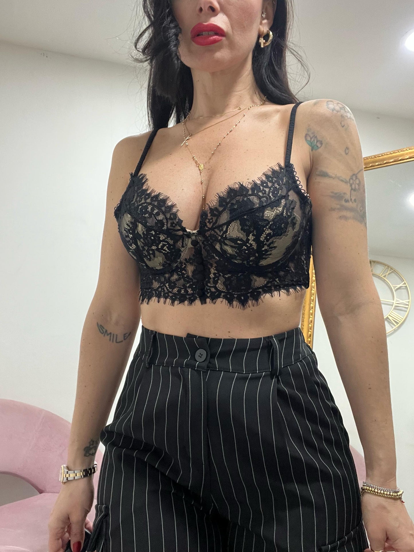 Top reggiseno coppa steccata 8719